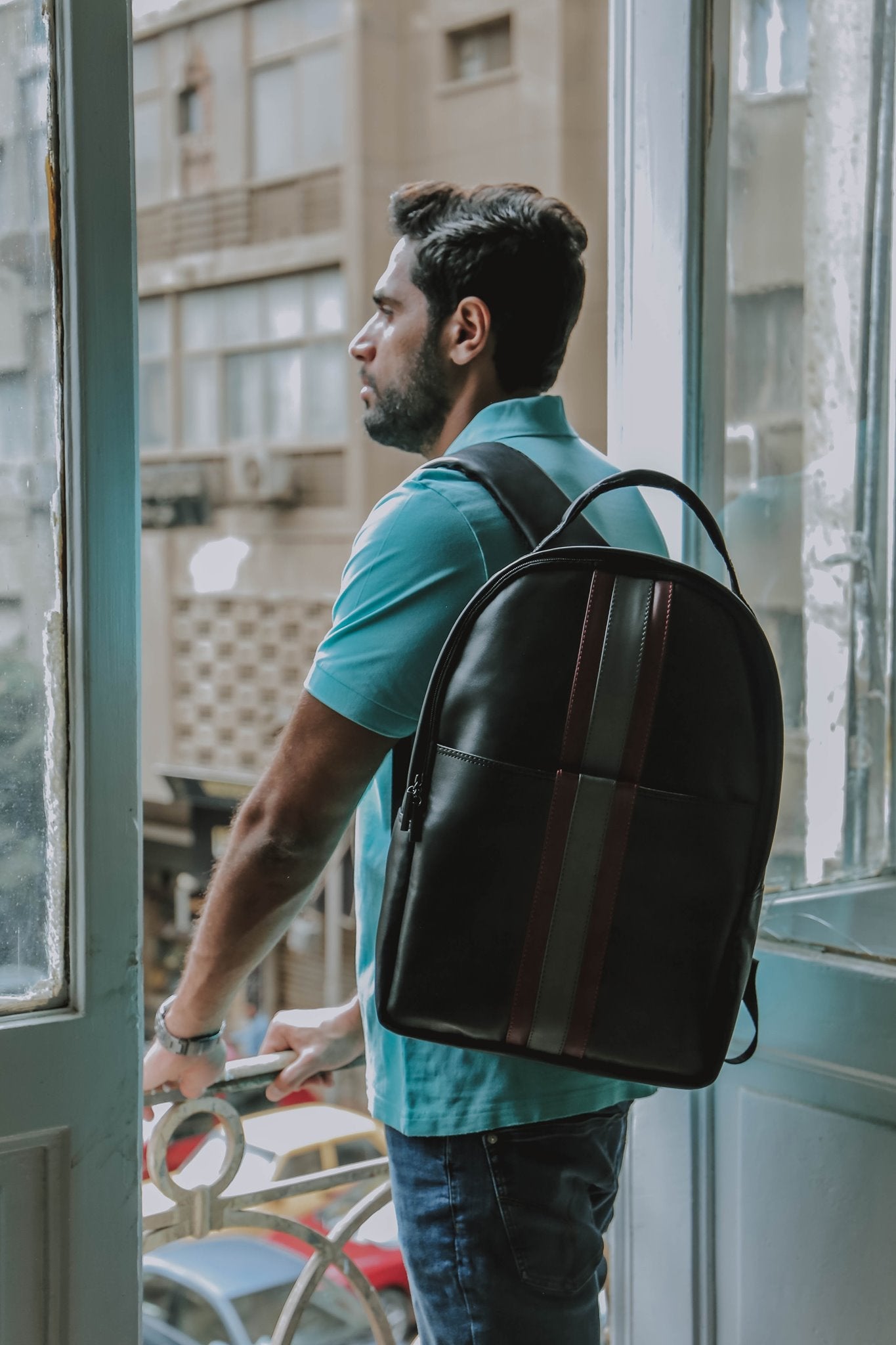 Laptop Backpack Classic Black pavoegypt