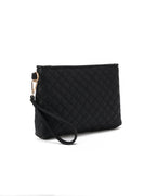Black Quilted Clutch pavoegypt