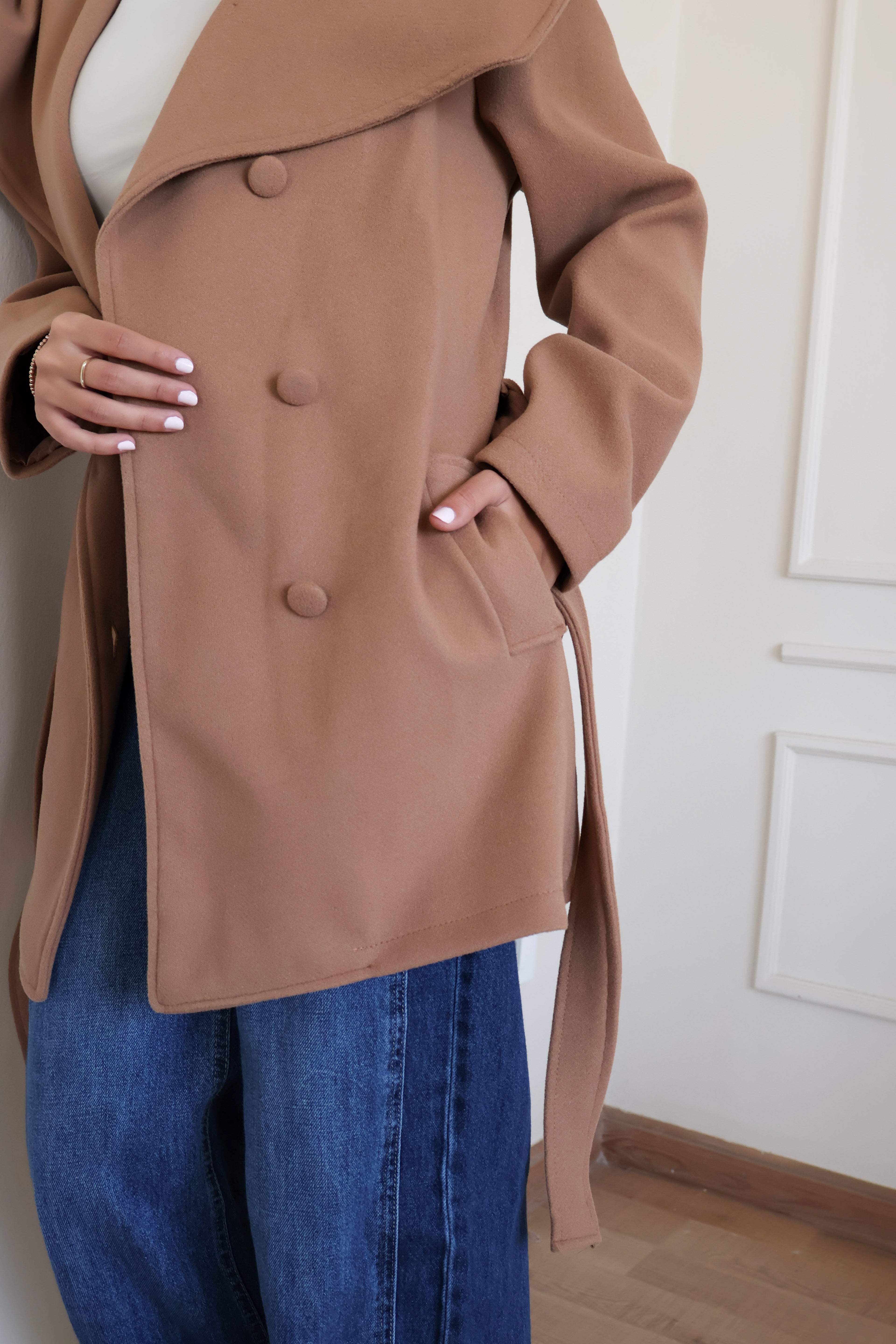 Camel Basic coat - PAVO Egypt