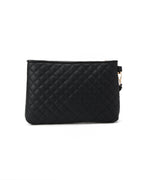 Black Quilted Clutch pavoegypt