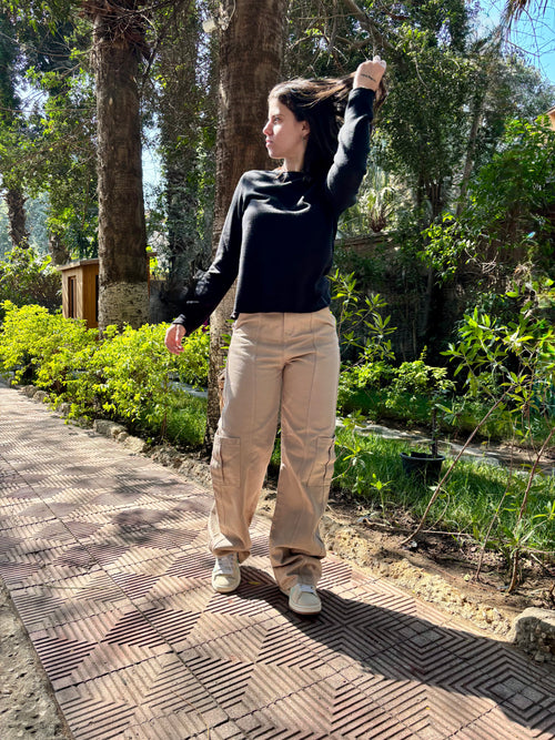Beige Cargo Pant - PAVO Egypt