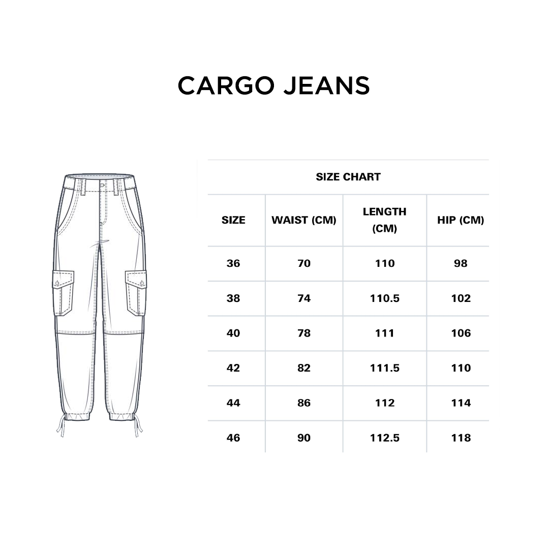 Dark Blue Cargo jeans - PAVO Egypt