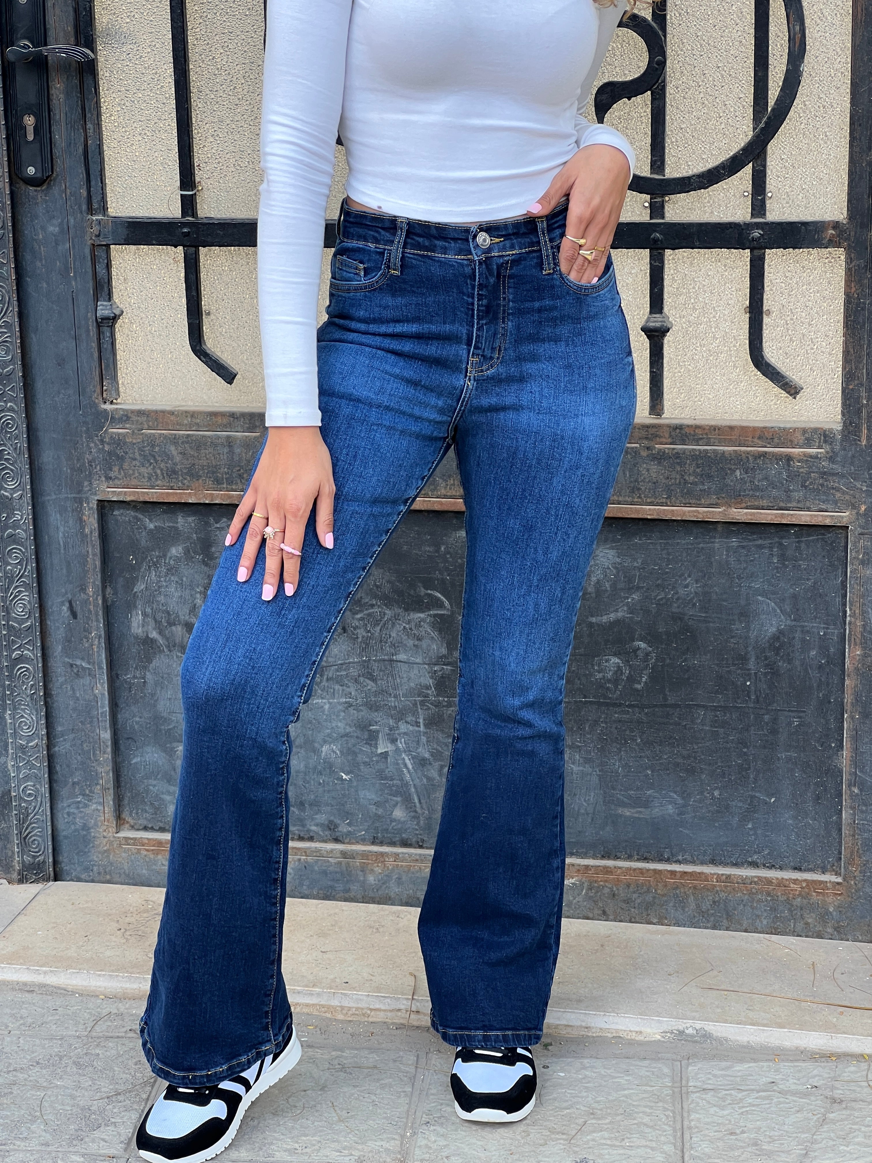 Flare Dark Blue  jeans PAVO Egypt