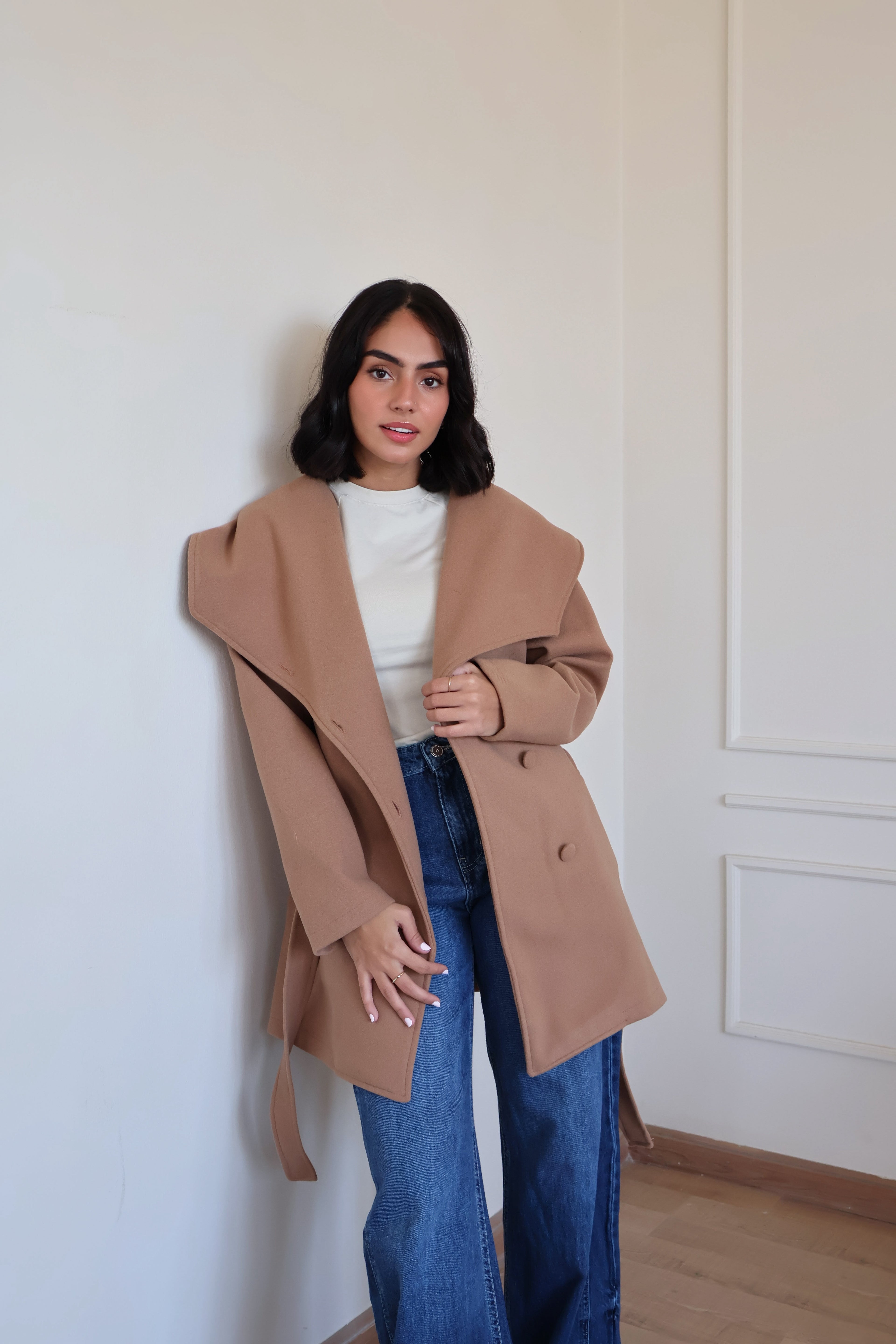 Camel Basic coat - PAVO Egypt