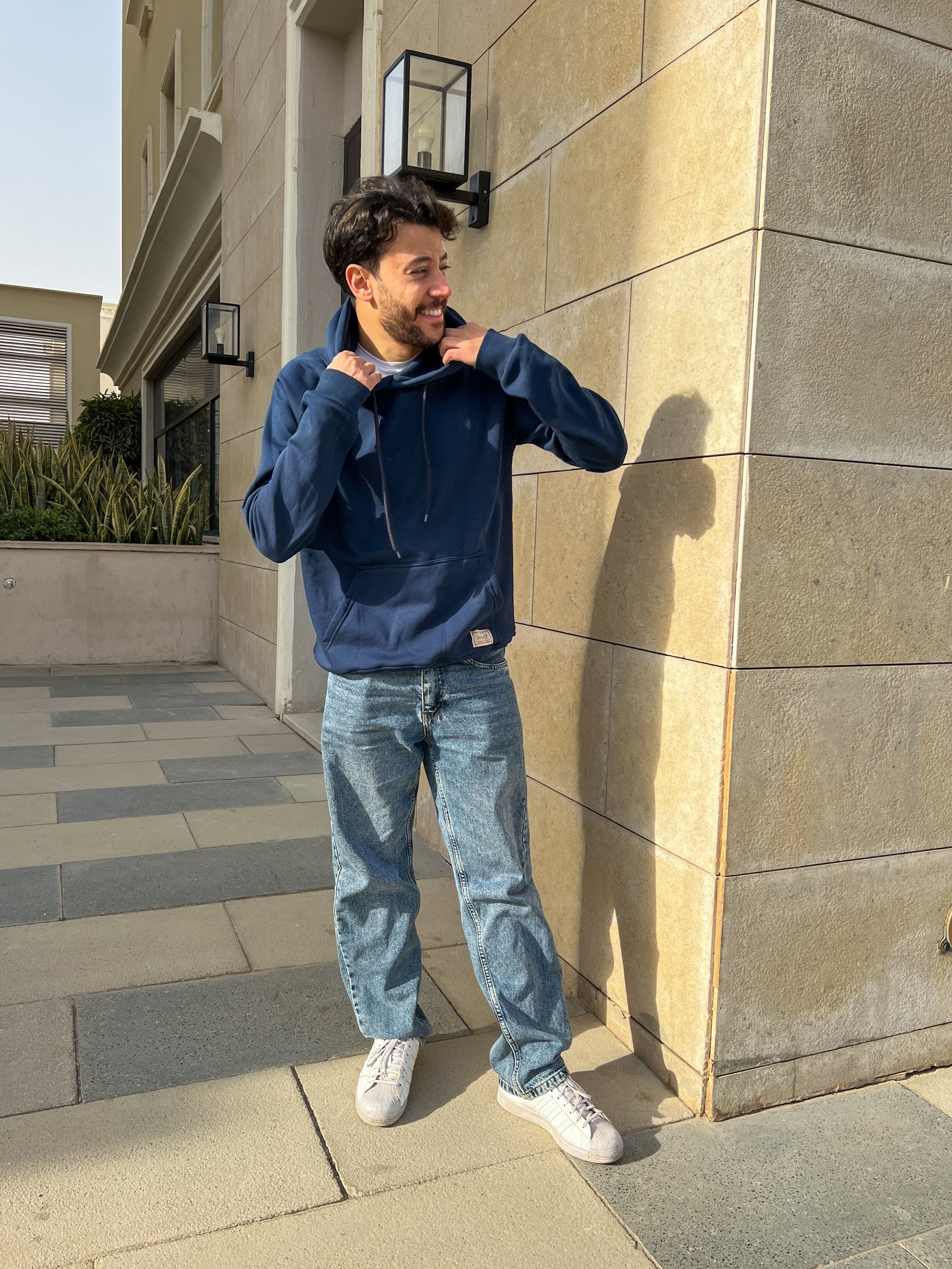Navy men hoodie - PAVO Egypt