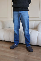 Blue Slim fit Men jeans - PAVO Egypt