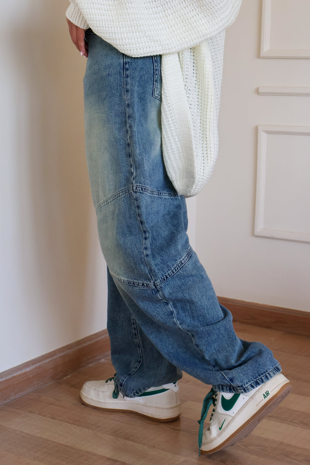 Acid Blue Ballon Jeans - PAVO Egypt