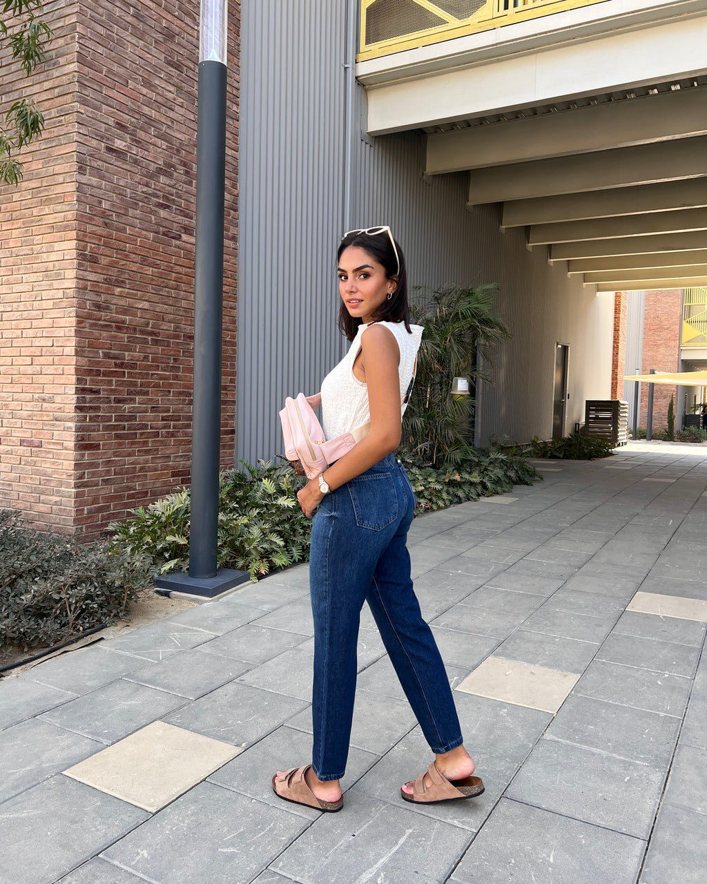 Blue Boyfriend jeans - PAVO Egypt