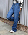Blue Wide Leg jeans - PAVO Egypt