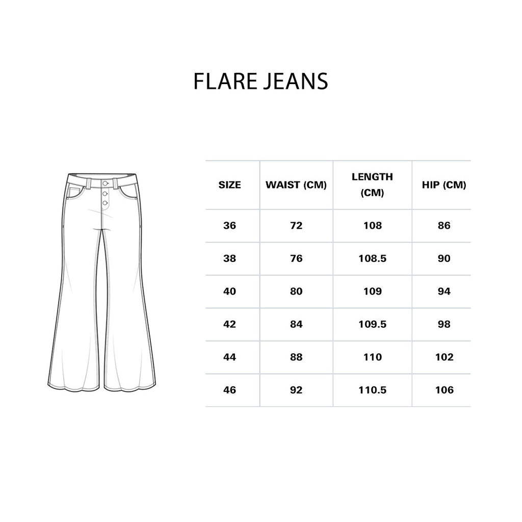 Flare Dark Blue  jeans PAVO Egypt