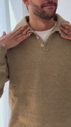 Beige Men Sweater