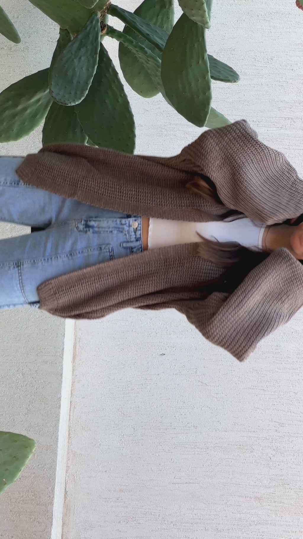 Black oversized Cardigan