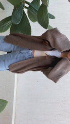 Black oversized Cardigan