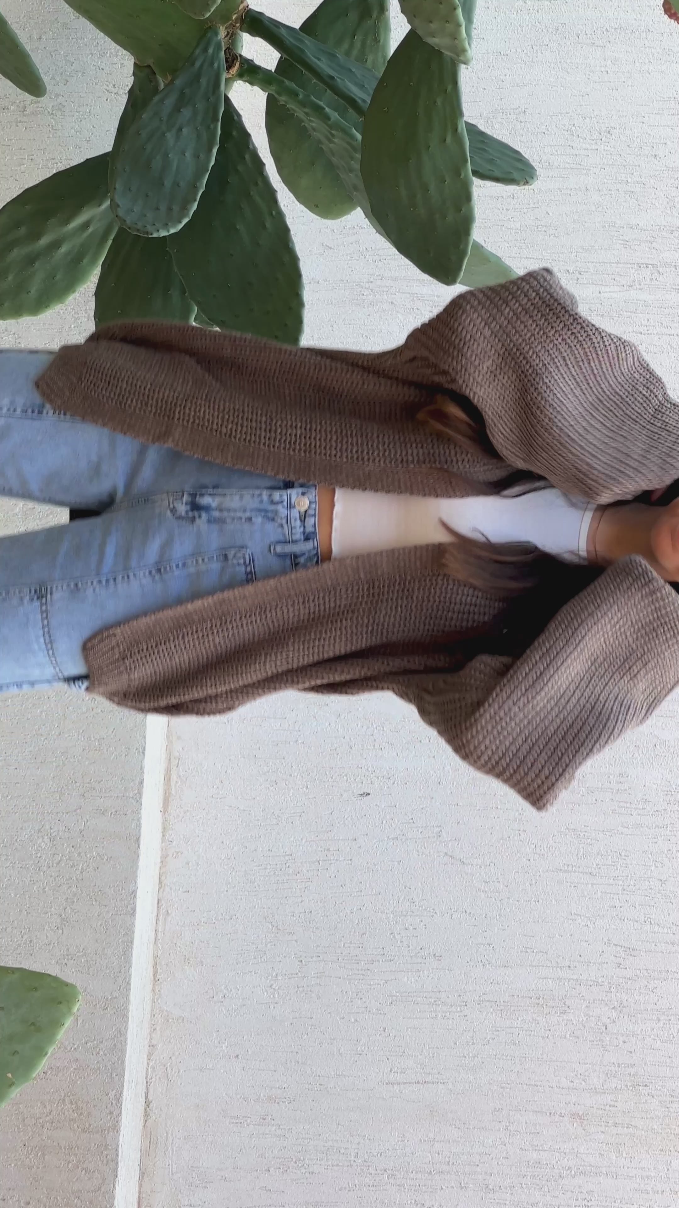Black oversized Cardigan