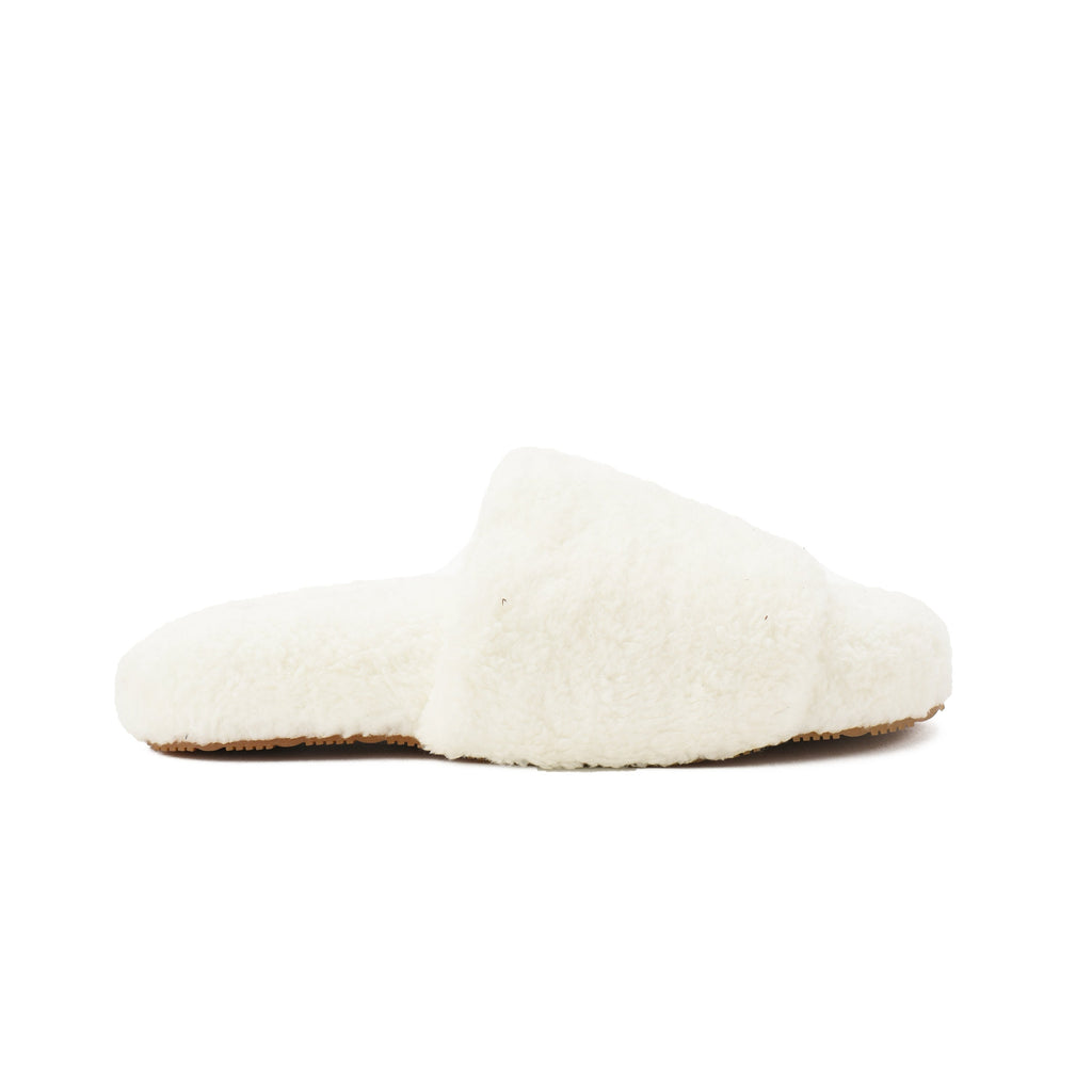 Slipper Fur Off White pavoegypt