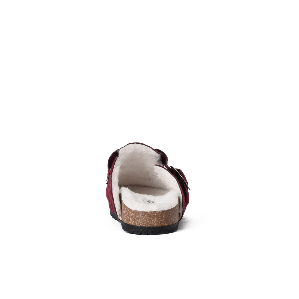 Mule Fur Burgundy pavoegypt