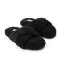 Slipper Fur Cross Black - PAVO Egypt