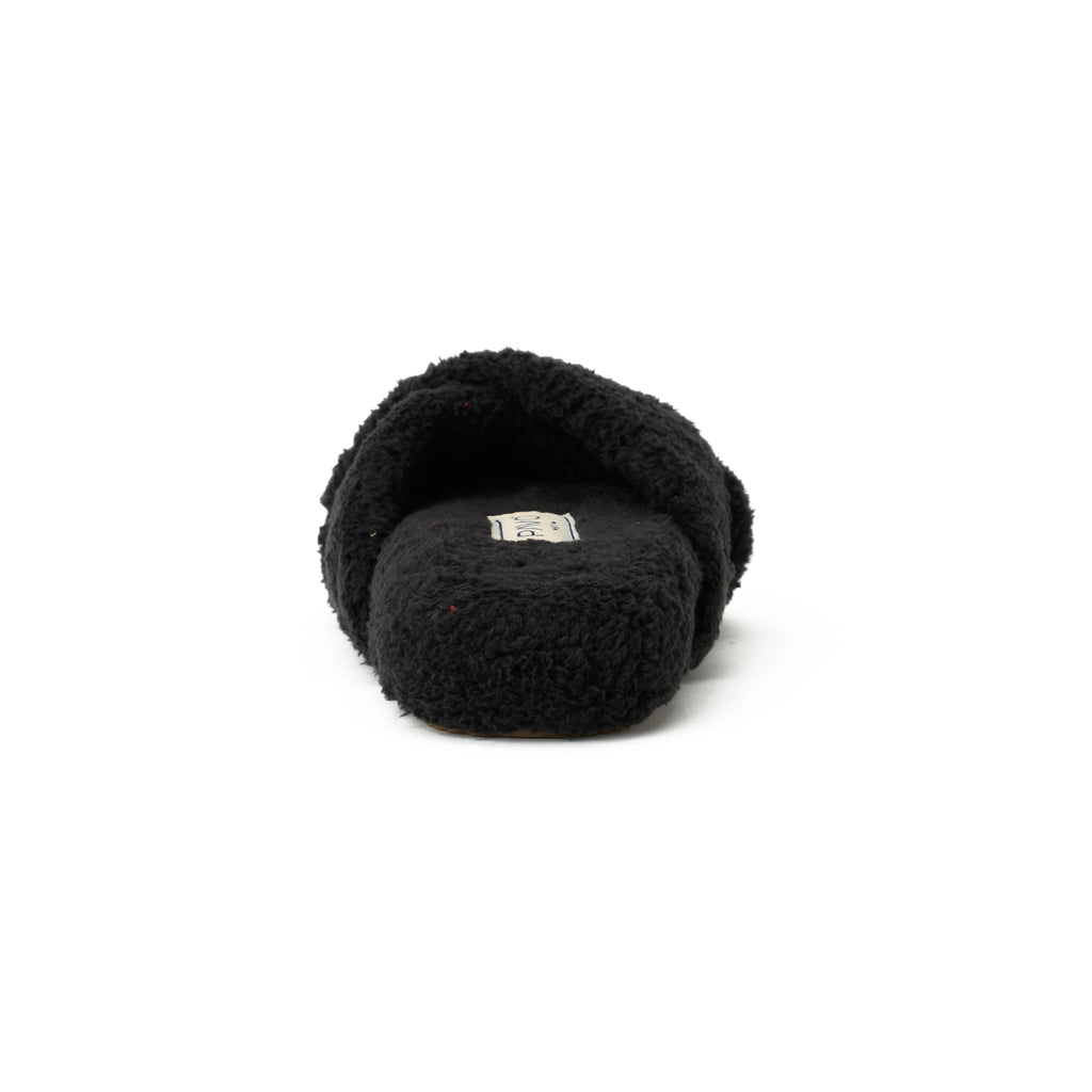 Slipper Fur Cross Black - PAVO Egypt