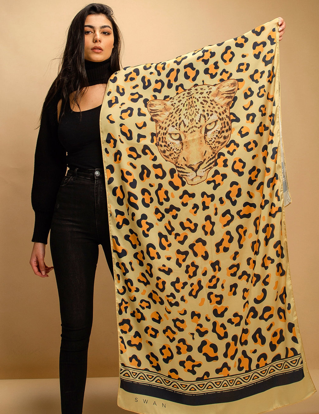 Scarf African Leopard BySwan