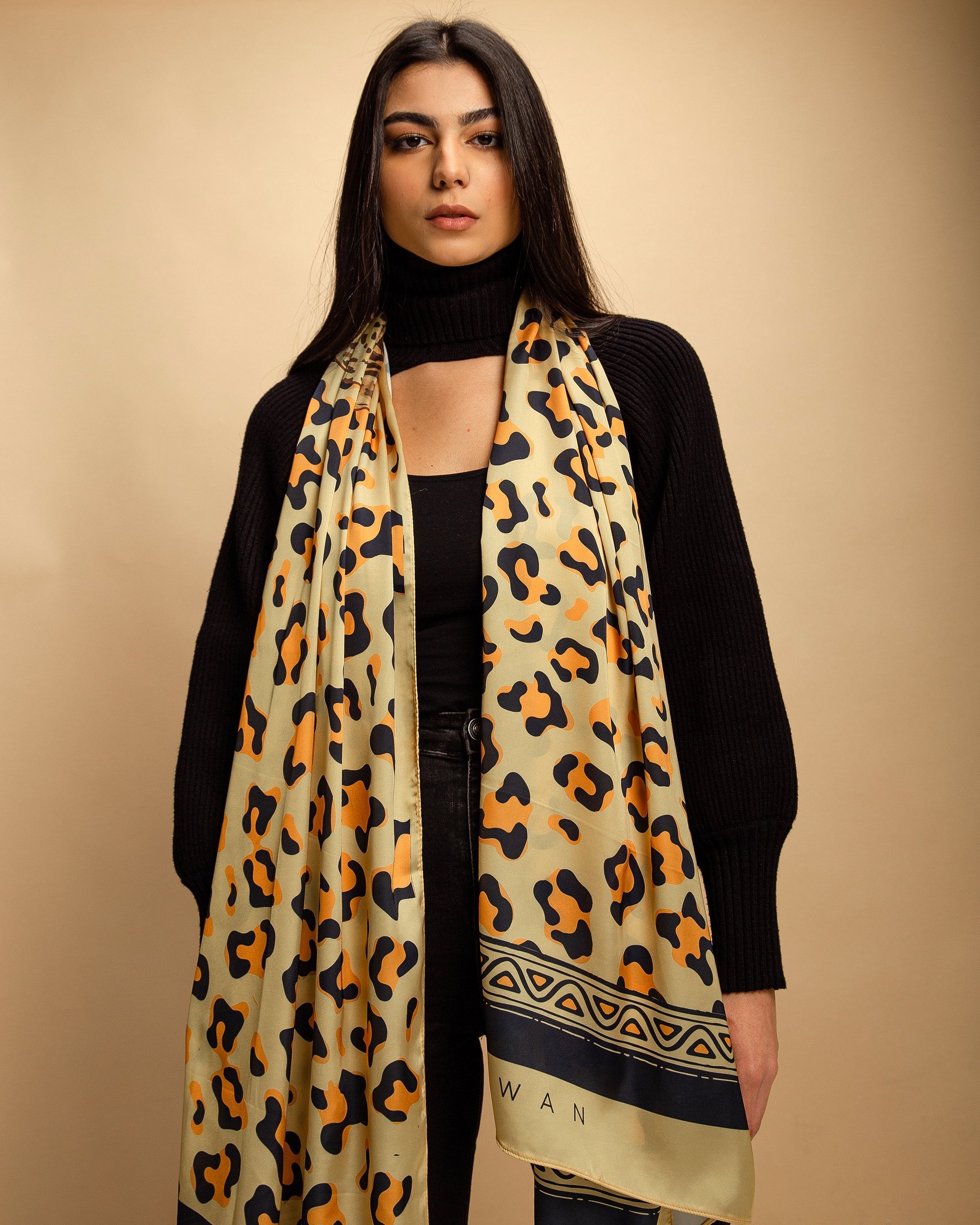 Scarf African Leopard BySwan